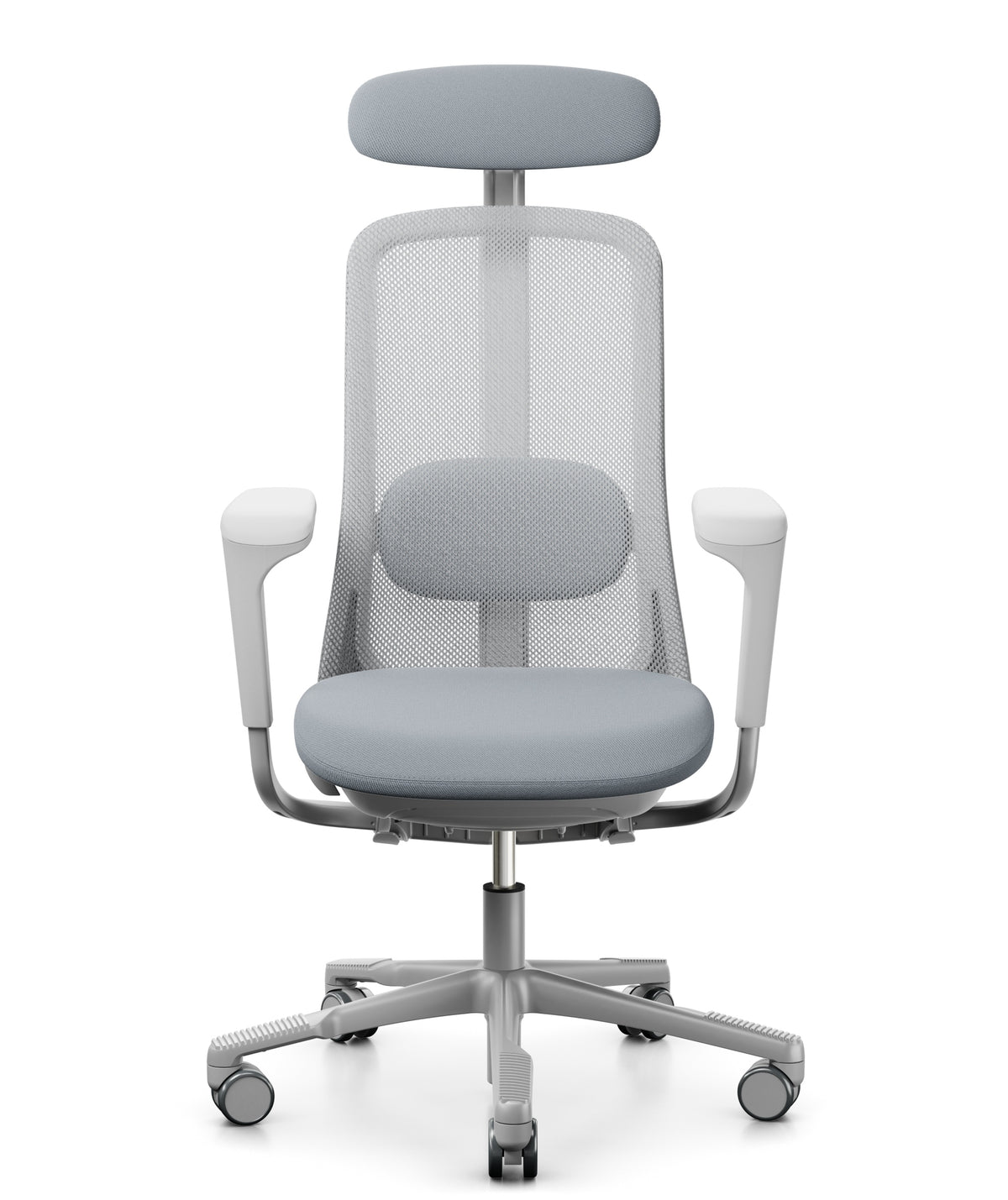 HÅG SoFi Mesh 7500 Ergonomic Office Chair with Headrest - Light Grey