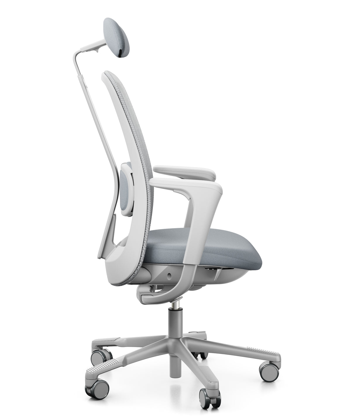 HÅG SoFi Mesh 7500 Ergonomic Office Chair with Headrest - Light Grey
