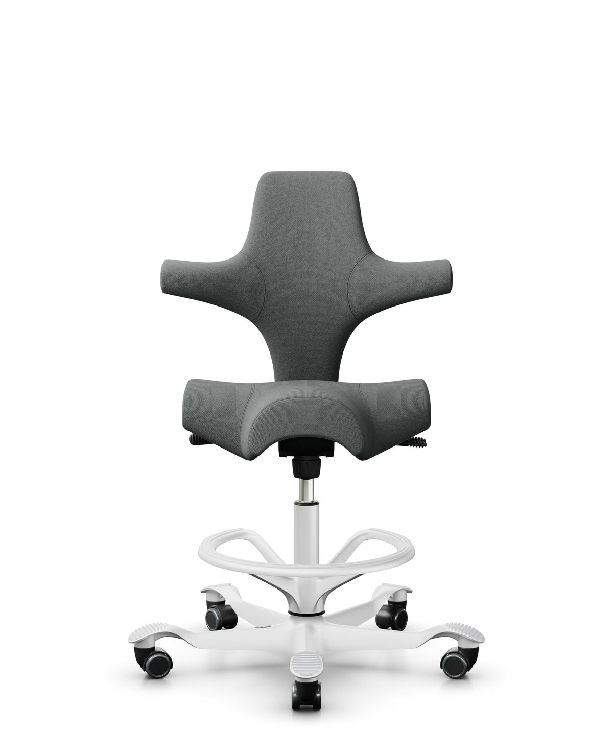 HÅG Capisco 8106 Ergonomic Office Chair White, Cura Dark Grey