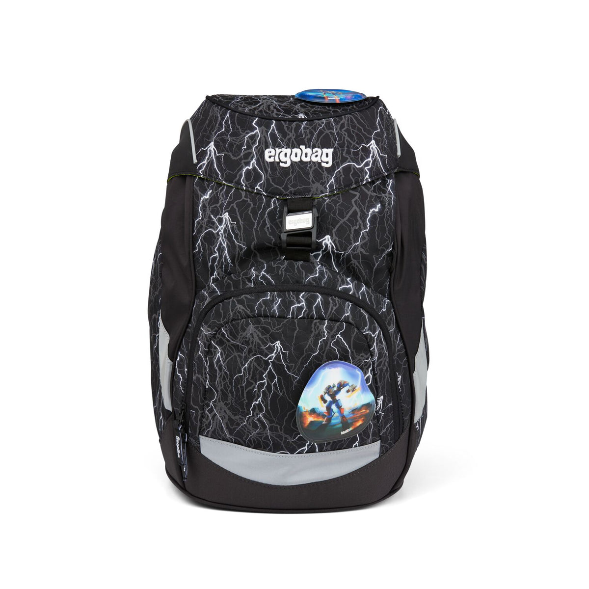 ergobag Prime School Backpack Super ReflekBear Glow