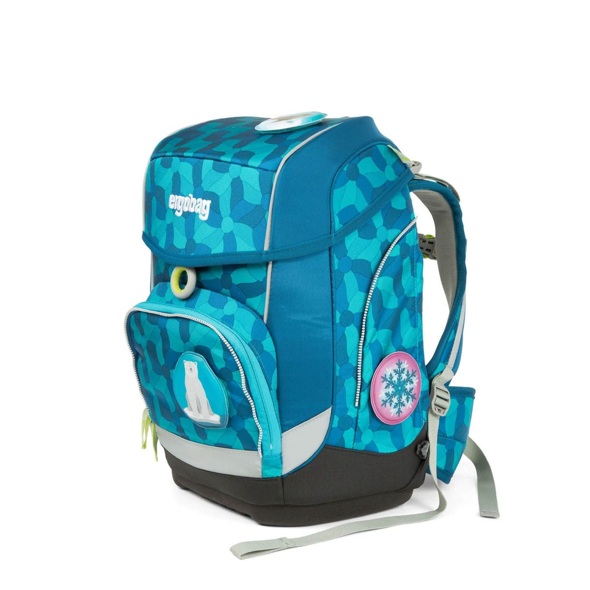 ergobag SET Cubo 5-pcs School Bag Flower Wheel Blue
