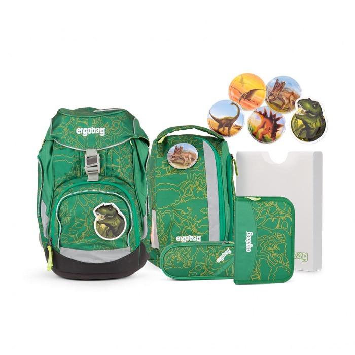 ergobag Pack School Bag 6-piece Set DinosaurBear - ergokid Singapore