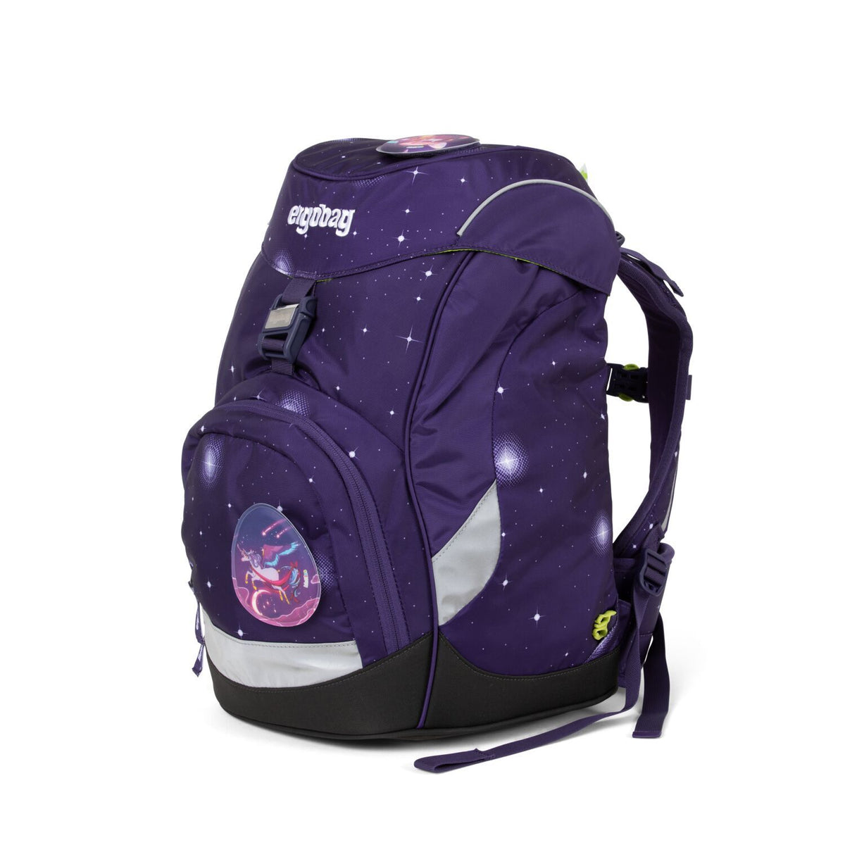 ergobag Prime School Bag Beargasus Purple Galaxy Edition - ergokid Singapore