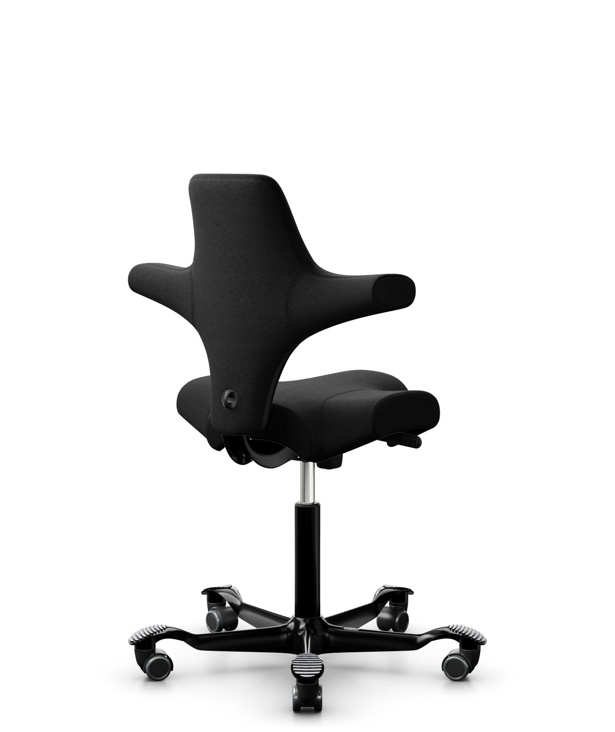 HÅG Capisco 8106 Ergonomic Office Chair with Optional High Seat and Footring Black