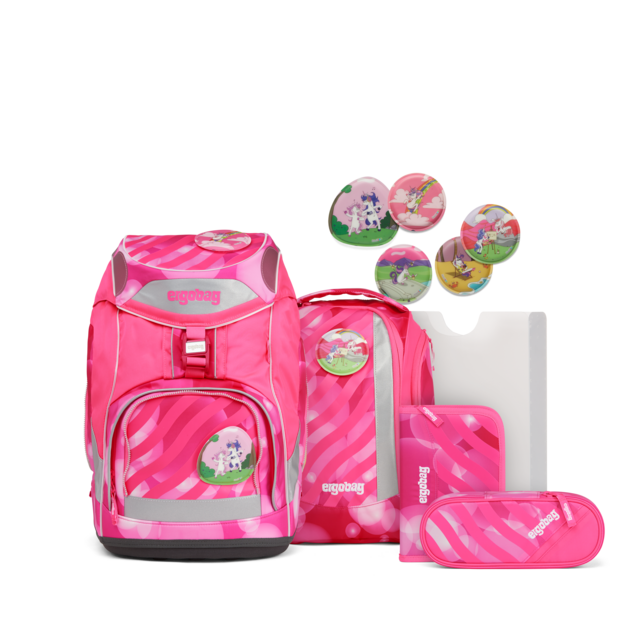 ergobag Pack School Bag 6-piece Set WonBearful Unicorn NEO Edition