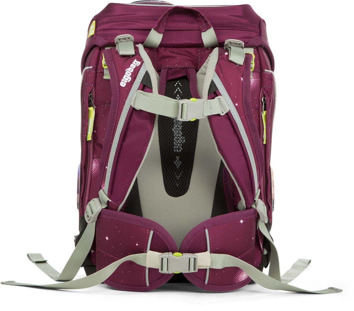 ergobag SET Cubo 5-pcs School Bag Purple Galaxy Edition