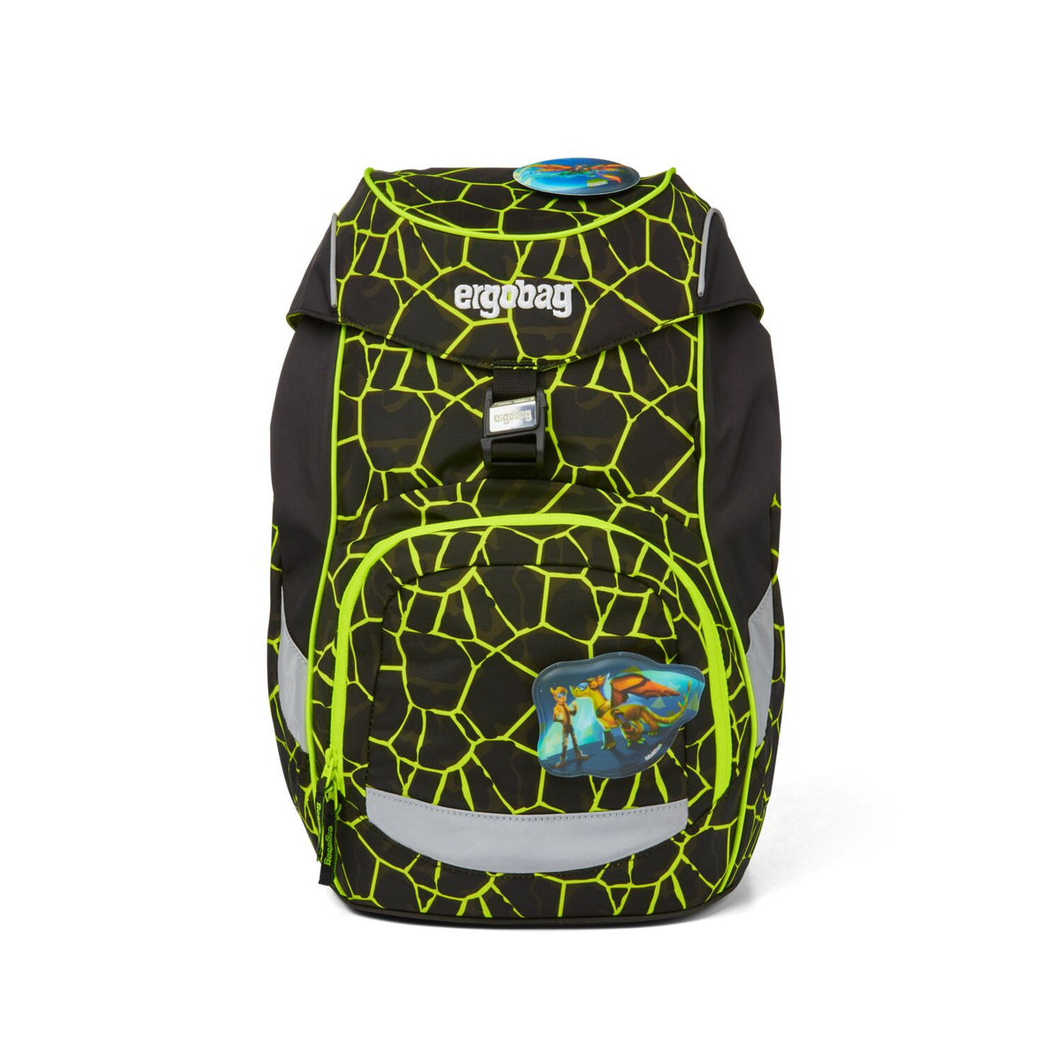 ergobag Prime School Backpack Dragon RideBear