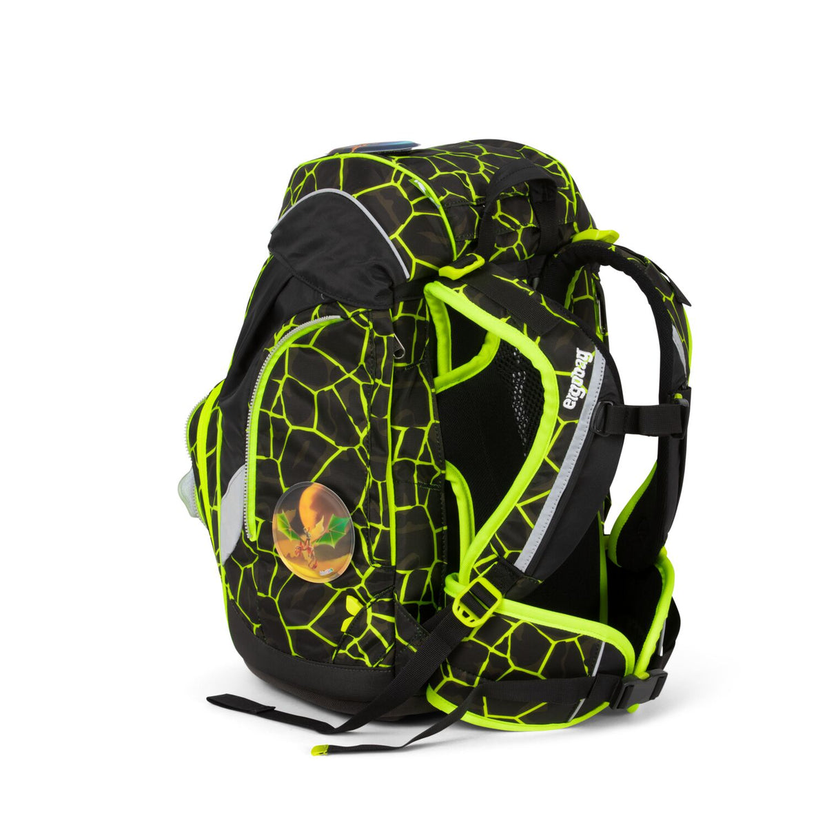 ergobag Pack School Bag 6-piece Set Dragon RideBear