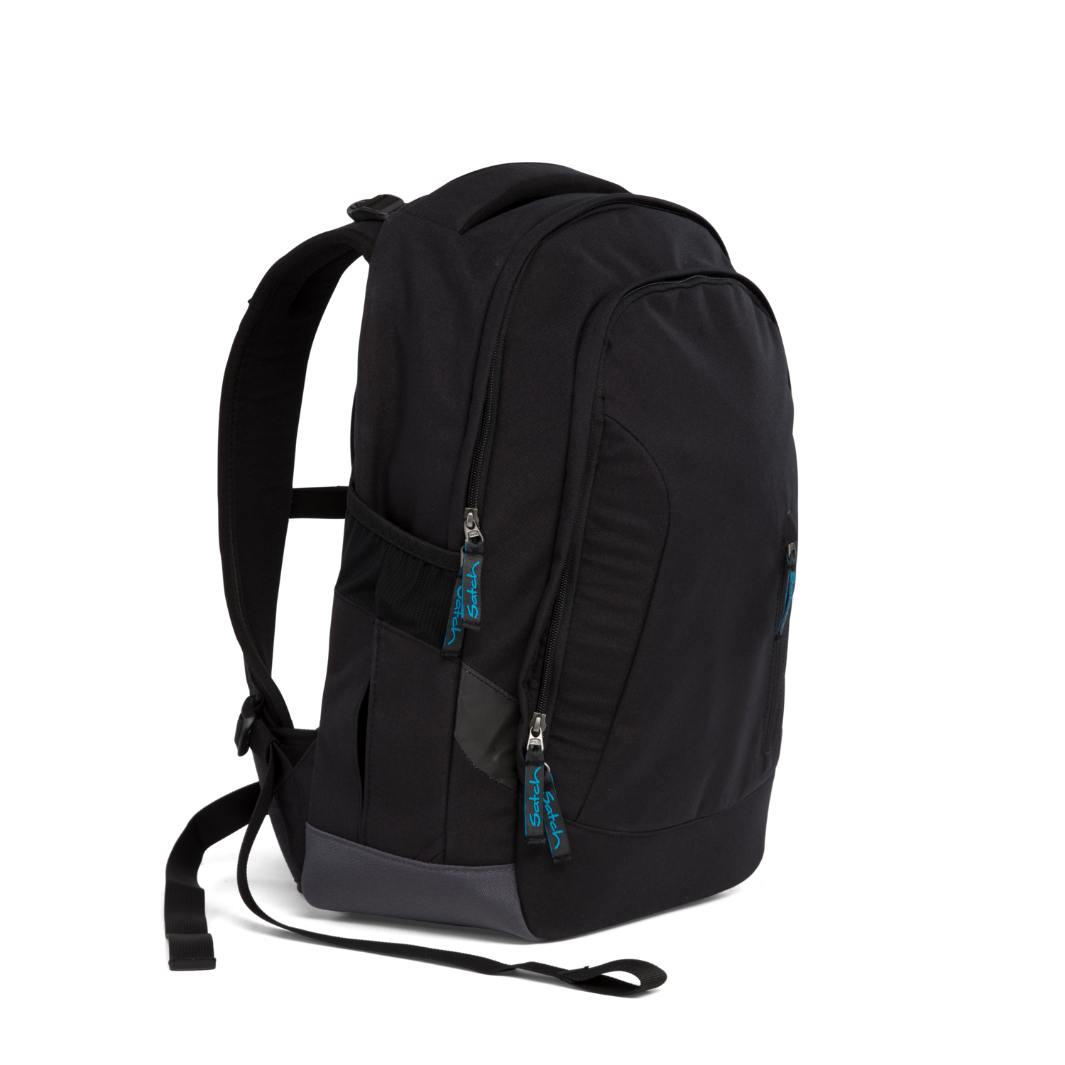 Sleek top black backpack