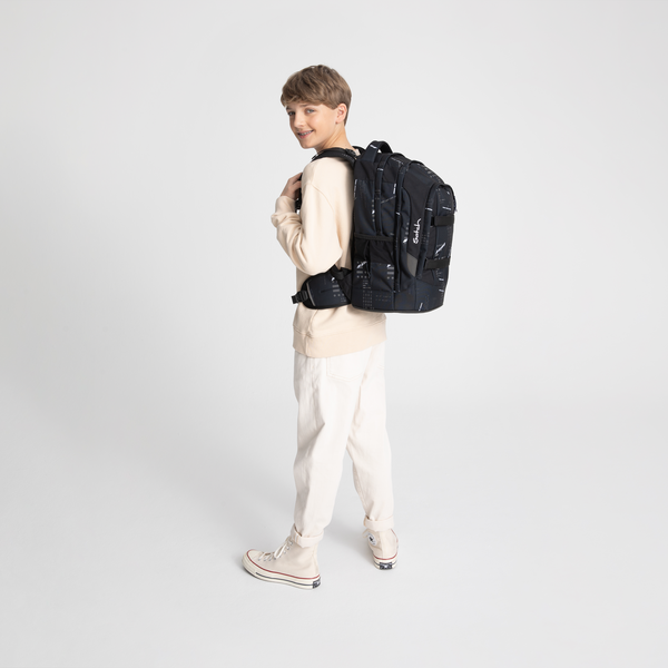 Satch Pack Ninja Matrix School Backpack for Teenagers - ergokid Singapore