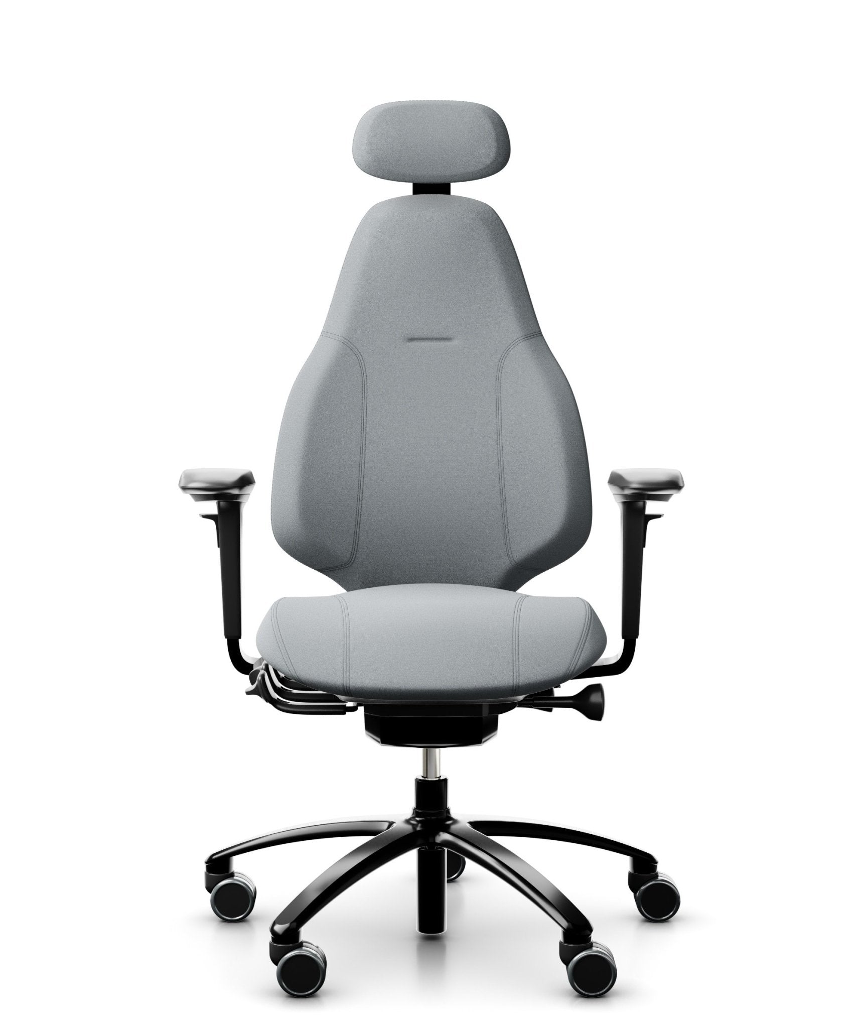 RH Mereo 220 Black, Fabric Grey Ergonomic Office Chair
